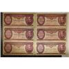 Image 1 : 6-MAGYAR 100 FORINT BILLS: 4-1949, 1-1992 & 1-1993