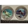 Image 1 : 2-ONE OUNCE SILVER PLATE PF UNDERWATER WORLD