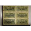 Image 2 : 6-1943 GREEK 25000 DRACHMA BANKNOTES