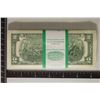 Image 2 : $200 BLOCK OF CONSECUTIVE SERIAL US $2 BILLS