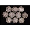 Image 1 : 10 SILVER ROOSEVELT DIMES 1946-1964