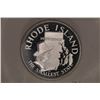 Image 1 : .5 OZ. PF STERLING SILVER RHODE ISLAND STATE ROUND