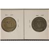 Image 2 : 1960 & 1961 DOMINICAN REPUBLIC SILVER 25 CENTAVOS