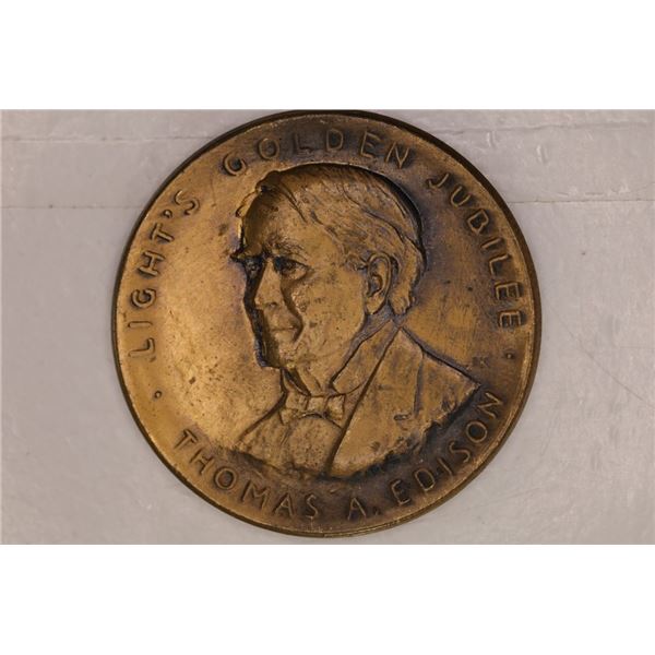 12.1 GRAMS THOMAS EDISON LIGHTS JUBILEE ROUND