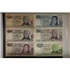 Image 1 : 6-ARGENTINA BILLS: 2-FIVE PESOS, 3-TEN PESOS