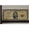 Image 1 : 1929 $5 NATIONAL CURRENCY OF KANSAS CITY,