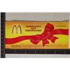 Image 1 : MCDONALDS CRISP UNC GIFT CERTIFICATE BOOKLET