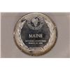 Image 2 : .5 OZ. PF STERLING SILVER MAINE STATE ROUND