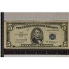 Image 1 : 1953-S $5 SILVER CERTIFICATE STAR NOTE BLUE SEAL