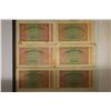 Image 2 : 6-1923 GERMAN 20000 REICHSBANKNOTES, USED WITH