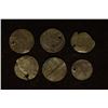 Image 1 : 6 SILVER DIME SIZED OTTOMAN EMPIRE PARA COINS: