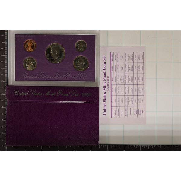 1989 US PROOF SET (WITH BOX)