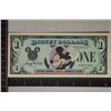 Image 1 : 1987 ONE DISNEY DOLLAR CRISP UNC "MICKEY"
