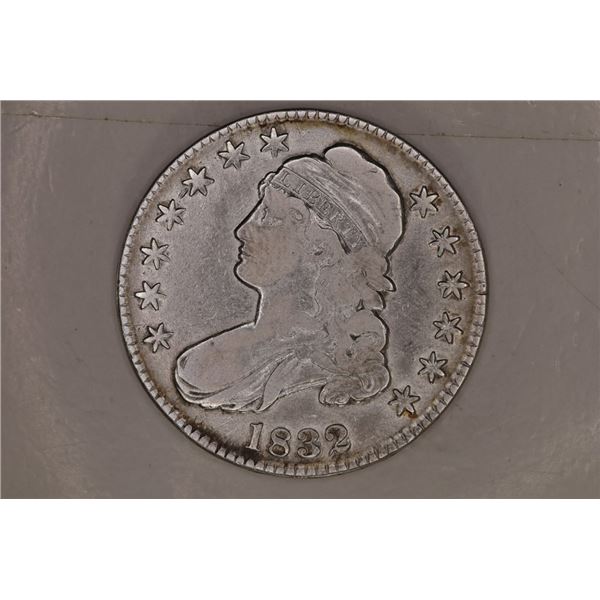 1832 CAPPED BUST SILVER HALF DOLLAR