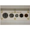 Image 1 : 1963 US SILVER PROOF SET IN PLASTIC CASE