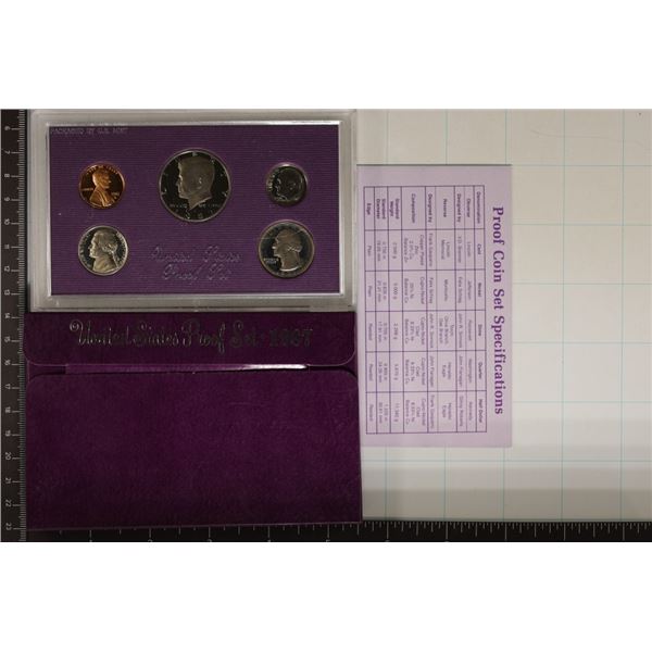 1987 US PROOF SET (WITH BOX)