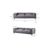 Image 8 : MHC - NEW Lafayette Sofa - Dark Grey (UB-1011-25) - RV: $2099 CAD