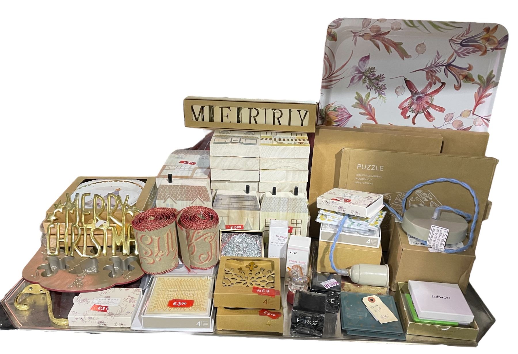 Decorative Items Array Diverse Collection of Decorative Items Candles, Ribbons, Decorative ...