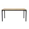 Image 2 : NEW Flynn Dining Table Large - Evanescent Brown/Black - RV: $2247.75 CAD - 60" x