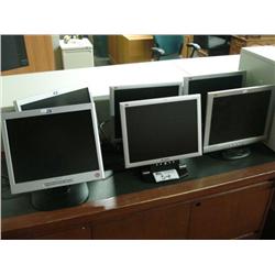 Lot Of 15" Flat Panel Monitors
