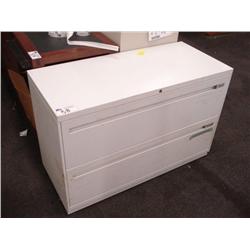White 2 Drawer Lateral File Cabinet