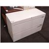 Image 1 : White 2 Drawer Lateral File Cabinet
