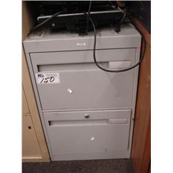 Grey 2 Drawer File Cabinet