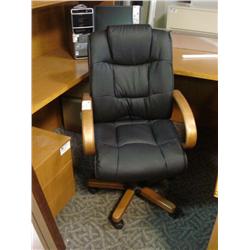 Black Leather Executive Chair