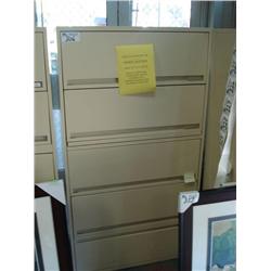 Storwal 5 Drawer Lateral File Cabinet