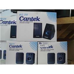 3 Cantek Speaker Systems