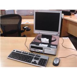 Compaq P4 Computer C/w 15" Flat Panel Monitor