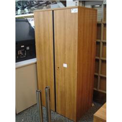 Cherry 6' 2 Drawer Storage Cabinet