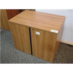 Cherry 30"  2 Drawer Storage Cabinet