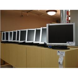 Large Lot Of Viewsonic 15" Flat Panel Monitors