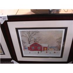 red Schoolhouse Lep By Aj Casson 826/1995