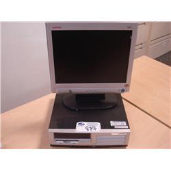 Compaq P4  Computer C/w 15" Flat Panel Monitor