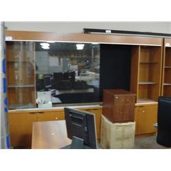 Large Cherry Wall Unit