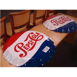 2 Pepsi Cola Signs