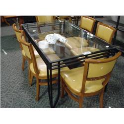 Glass Top Dining Room Table