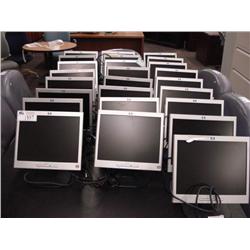 Aprox. 25 Hp Flat Screen Monitors