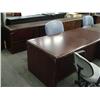 Image 1 : Mahogany Double Pedestal Executive Desk