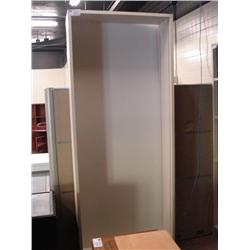 2 Cream  8ft Bookcases