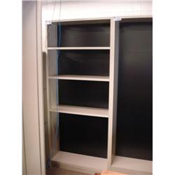 7 Ft White Bookcase