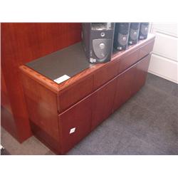 Cherry Credenza  With 2 Bookselves