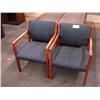 Image 1 : 2 Cherry Client Chairs