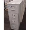 Image 1 : 4 Drawer Leher File Cabinet