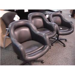 Black Leather Task Chair