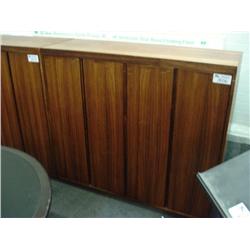 Tigerwood 4 Drawer Storage Cabinet