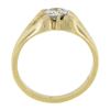 Image 9 : Antique 14k Gold 0.95 ctw GIA Certified Old Cut Belcher Diamond Engagement Ring