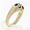 Image 9 : Antique Victorian 14k Yellow Gold Men's 0.57 ctw Old European Diamond Belcher Ri